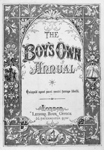Titlepage of Boy's Own Paper, volume 4 (1881-82).  Reproduced by kind permission of Leeds University Library.