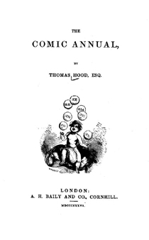 Titlepage of the Comic Annual, volume 7 (1836).  Reproduced by kind permission of Jonathan R. Topham.